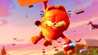 Las 3 MEJORES escenas de Garfield: la película 🌀 4K