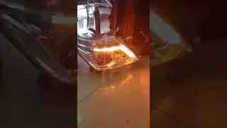 Nissan Patrol Platinum Передняя оптика Flash LED