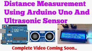 Distance Measurement System Using Arduino Uno And Ultrasonic Sensor || #arduino #diy #electronics