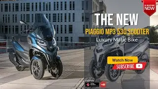 The 2023 2024 Piaggio MP3 530 scooter Overview Price Specs & Release date