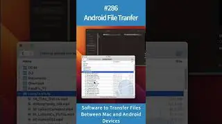 How to Transfer files from Android to Mac #shorts