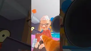 😾Кот отучает бабулю от телевизора