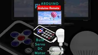 Using #arduino remote control your TV, AC bulb, DC motor or Servo motors #arduinoproject