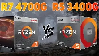 Ryzen 7 4700G vs Ryzen 5 3400G | Vega 8 (new) vs Vega 11 (old)