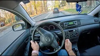 2006 Toyota Corolla IX [1.6 I 16V 110HP] |0-100| POV Test Drive 