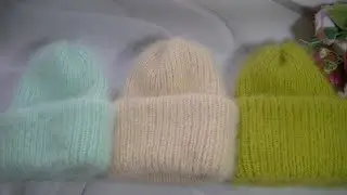 КРАСОТА В ПРОСТОТЕ!!! ВСЕГДА АКТУАЛЬНАЯ МОДЕЛЬ ШАПКИ  РЕЗИНКОЙ 1*1 ИЗ ПУХА НОРКИ!!!