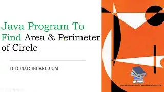 Area of circle program in java | java program to find area and circumference of circle using Math.PI