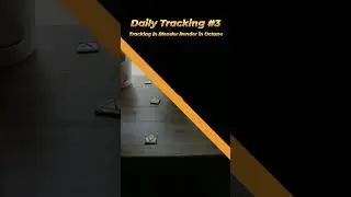 Daily VFX Tracking Practice #octanerender #blender #vfx