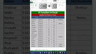 Excel Trick to copy data from one sheet to another sheet.