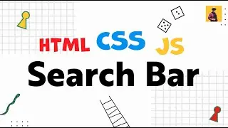 How to create a Animated Search Bar with HTML | CSS | JS