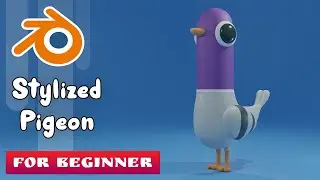 How to make a Stylized pigeon in Blender 2.93 | Blender Beginner Tutorial