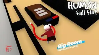 Human Fall Flat - Big Room Level Walkthrough | Custom Map | Steam Workshop | Full Gameplay