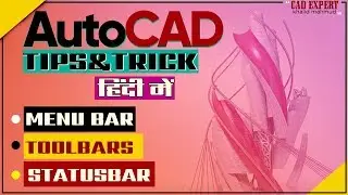 Restore Menubars , Toolbars , Ribbon - Statusbar- Tab's - Panel's & Status Bar in AutoCAD