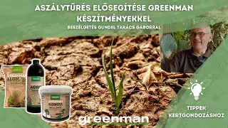 GREENMAN x Gundel Takács Gábor: Aszálytűrés elősegítése Greenman készítményekkel