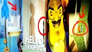 Hello Neighbor Alpha 3 Easter Eggs & Secrets, Ending, Gun, Key & more!