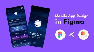 Mobile App Design in Figma - Modern UI Design