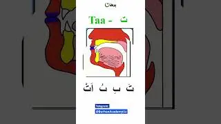 BAA , TAA S'AA harflari talaffuzi ARAB harflari  Arab tili o dan | Tajvid #shorts #BurhanAcademyUz