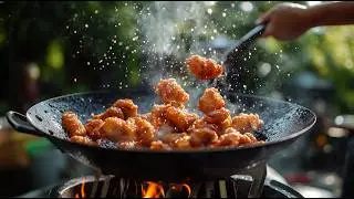🔥Ultimate Crispy Chicken Nuggets with Homemade Sauce | Almazan Kitchen Outdoor Cooking