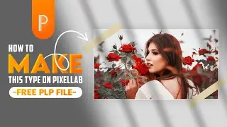 How To Make Shadow Wall Overlays On Photo | Pixellab Tutorial | Portrait Shadow Effect in Pixellab