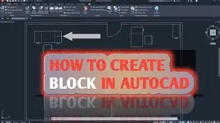 How to create BLOCK in AutoCAD #autocad