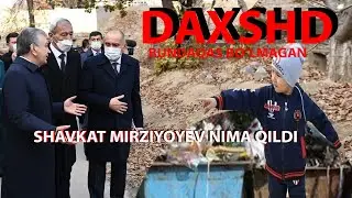DAXSHAT SHAVKAT MIRZIYOYEV NIMA QILDI