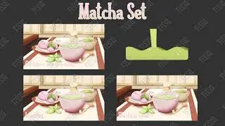 Matcha Mochi Animated Stream Overlays | Twitch Package | Twitch Overlays