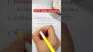 IELTS Useful Synonyms - English Vocabulary