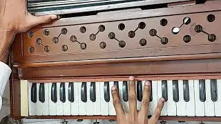 Ye Rate Ye Mausam nadi ka kinara | Harmonium