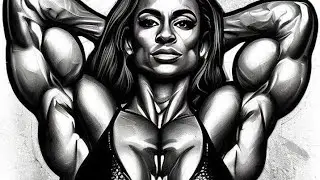 FBB Raluca Raducu female bodybuilding 2023 girls with muscles flexing HERBICEPS lift carry