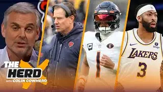 Matt Eberflus-Justin Fields duo remains a question, Lakers receive favoritism from refs? | THE HERD