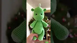 Вязаный дракон амигуруми 