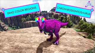 Ark - Dinosaur Color Regions - Carcharodontosaurus