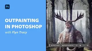 Outpainting with Generative Fill and Photoshop with Flyn Tracy