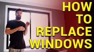 How To Remove Architraves and Replace a Window (4K) - Step By Step Tutorial