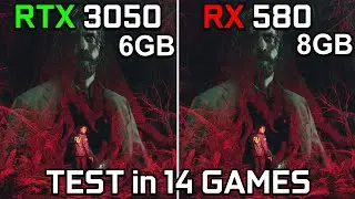 RTX 3050 6GB vs RX 580 - Test in 14 Games