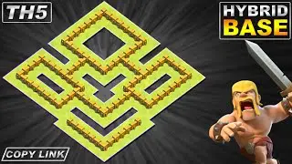 NEW TH5 HYBRID/TROPHY[defense] Base 2020 | Town Hall 5 Base with copy link - Clash of Clans