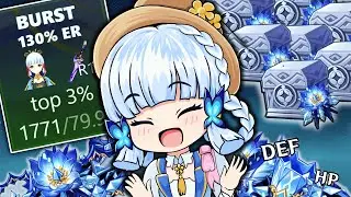 I spent Thousands of Resin to turn my Ayaka into a God