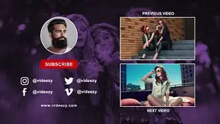 Youtube Channel End Screen AE Template 04