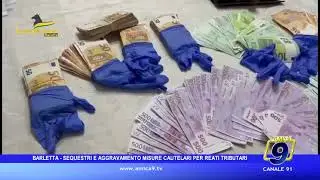Barletta - Sequestri e aggravamento delle misure cautelari per reati tributari