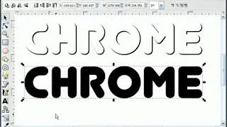 Inkscape. Эпизод 030 - Создание текста с эффектом хрома (Episode 030 – Create Chrome Text)