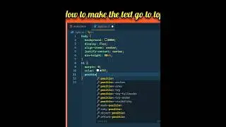 how to make the text go to  top in html &css?how to make elements go to top