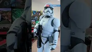 Star Wars Storm Trooper in My Office MOCAP Test | Realistic Render | Blender  #simulon #shorts