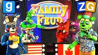 WE PLAYED FAMILY FEUD IN GMOD! [Canada VS America] || Gmod Sandbox Game Show (Garry's Mod)