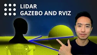 ROS2 Lidar in Gazebo and Rviz (Tesla Bot Lidar Simulation in ROS)