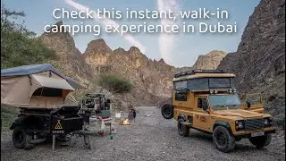 RENT A LAND ROVER AND A CAMPER TRAILER IN DUBAI | @4xoverland