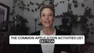 Student Q: “How detailed should the descriptions be on the #CommonApplication activity list?!”