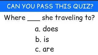 BASIC GRAMMAR QUIZ. CAN YOU PASS?