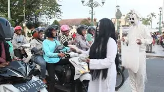 Trio Hantu Gentayangan Bagi Takjil di Malioboro Jogja - Upnormal Social Experiment