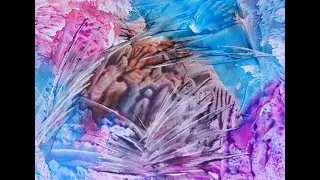 Рисование утюгом.  Энкаустика. encaustic