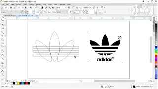 Cara Membuat Logo ADIDAS di CorelDraw